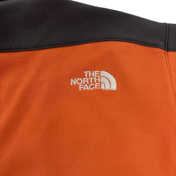 The North Face Men's "Apex Bionic" Soft Shell Jacket in Orange/Gray Size Large - Picture 7 of 14